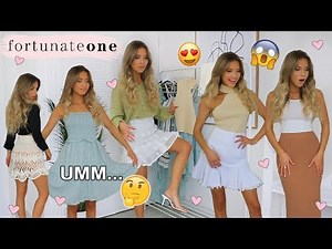 FORTUNATE ONE TRY ON HAUL! ARE THEY WORTH IT?! FEELING SUMMERY!! 🌞 AD