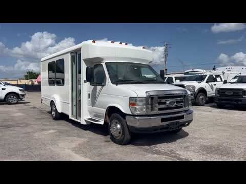 🎥 2013 Ford E-350 Starcraft Shuttle Bus | 15 Passenger + Rear Storage Closet 🎥