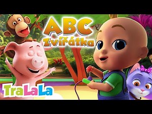 Učíme se zvířátka anglicky | 🎶 Abeceda Zvířátek 🐒🦁 | ABC Song pro Děti | Angličtina Hrou s TraLaLa 🌈