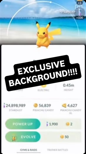 The Shiny King👑 on Instagram: "EXCLUSIVE BACKGROUND Pikachu ! What a fun adventure to Okinawa!!! I was able to get this awesome background from the pokelid stamps! This is an incredible addition and a fun hunt to do while out in Japan! Comment down below what you think of this background • • • • • • • Tags: #pokemon #pokémon #pokemongo #pokemongoshiny #pokemonshiny #pokemoncommunity #masterball #pokemoncommunity #shiny #shinypokemon #shinypokemongo #shinyhunter #shinyhunting #pikachu #xe