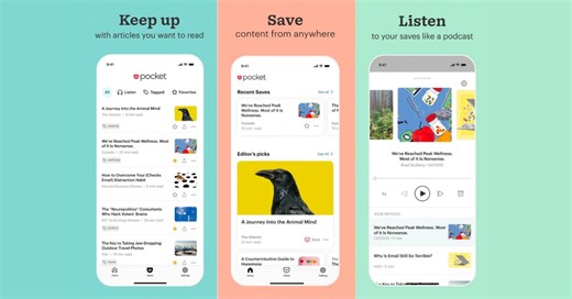 Pocket for iOS gets overhaul with new Home experience, 'Saves' tab, more - 9to5Mac