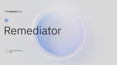 IBM Quantum Safe Remediator