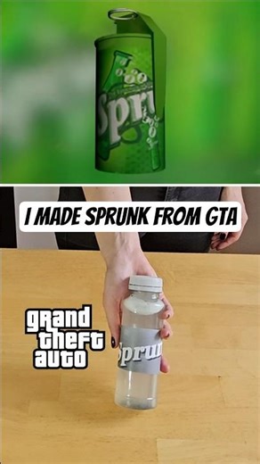I made SPRUNK from GTA IRL! #sprunk #gta