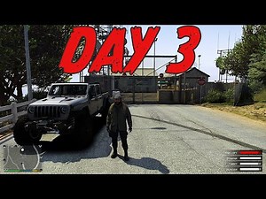 GTA V Realistic Zombie Apocalypse Survival Mod- Day 3 (Taking over a new base)