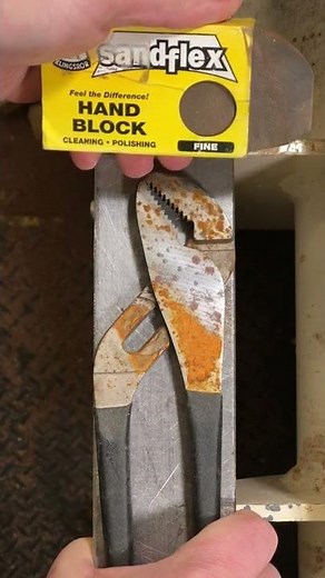 How To Remove Rust From Tools | No Liquids | No Chemicals #shorts