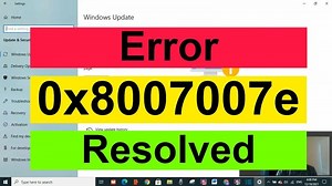 How to fix Error 0x8007007e, Error 0x8007007e, Error 0x8007007e Windows update how to fix