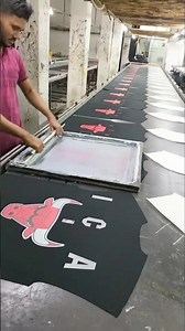 Amazing T shirt Screen Printing Process #tshirt #screenprinting #printing