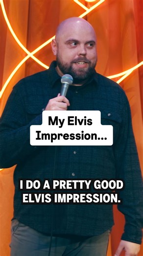 Alex Velluto on Instagram: "My Elvis impression.... *You're welcome* #elvispresley #elvisimpersonator #elvis #standup"