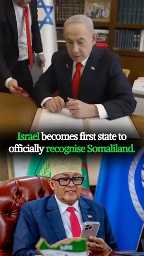 5Pillars News on Instagram: "🇮🇱🚨On Friday, Israel became the world’s first country to recognise Somaliland as a sovereign state. Somaliland has also announced that it will normalise relations with Israel as part of the Abraham Accords. Somaliland, which has lacked official recognition since declaring independence from Somalia in 1991, operates as a de facto independent administrative, political, and security entity - its leadership has been unable to secure international recognition of indepe