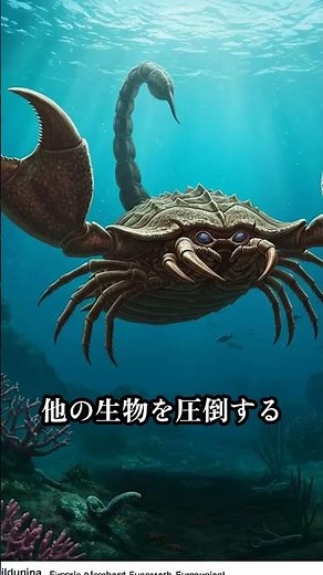 巨大ウミサソリの生態