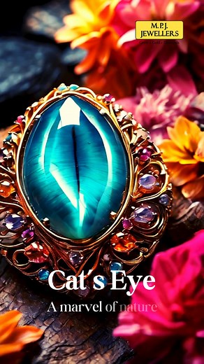 1K views · 15 reactions | Uncover the mystical allure of Cat's Eye gemstone! Delve into its captivating chatoyancy phenomenon and harness its power to attract wealth and success. Enhance your intuition with this marvel of nature. #MPJ #MPJJewellers #CatsEye #Gemstone #AstralGems | MPJ Jewellers | Facebook