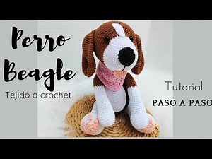 Perro Beagle Amigurumi a Crochet, Tutorial #3 paso a paso [DIY]