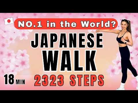 18 Min Japanese Walking Workout | Japan’s Longevity Secret | 2323 Steps
