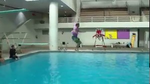 33K views · 688 reactions | The FOX 8 morning team took a dive after facing off in a cardboard regatta at Lakewood High School Friday morning. See photos of the race and find out who took the prize: https://bit.ly/37OpVb4 | Fox 8 News | Facebook