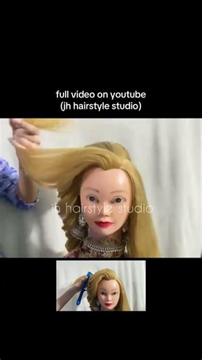 Front puff lines | Hairstyling course | bridal puff tutorial #jhhairstylestudio