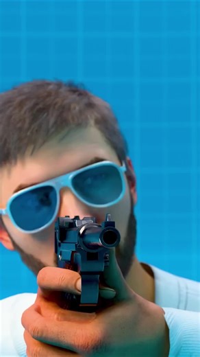 How Many LEGO Can Stop A Bullet 🤔 #fyp #viral #usa #zackdfilms #3danimation