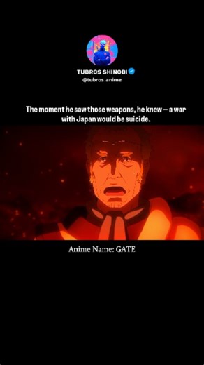 Tubros Shinobi | Anime content on Instagram: "‎𝑨𝒏𝒊𝒎𝒆 𝑫𝒆𝒕𝒂𝒊𝒍𝒔 𝑩𝒆𝒍𝒐𝒘 👇 ‎ ‎📌 𝑨𝒏𝒊𝒎𝒆 𝑵𝒂𝒎𝒆: Gate ‎🧩 𝑮𝒆𝒏𝒓𝒆: Action, Adventure, fantasy, military, isekai ‎⭐ 𝑹𝒂𝒕𝒊𝒏𝒈: 7.8 ‎⏰ 𝑺𝒕𝒂𝒕𝒖𝒔: finished airing ‎🔊 𝑬𝒏𝒈𝒍𝒊𝒔𝒉 𝑫𝒖𝒃: Yes ‎ ‎𝑺𝒚𝒏𝒐𝒑𝒔𝒊𝒔: a mysterious portal in the shape of a large gate suddenly appears. From this gate, supernatural creatures and warriors clad in medieval armor emerge, charging through the city, killing and destroying everything in 