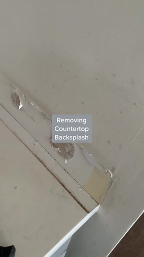 Properly Remove Kitchen Countertop Backsplash Tutorial