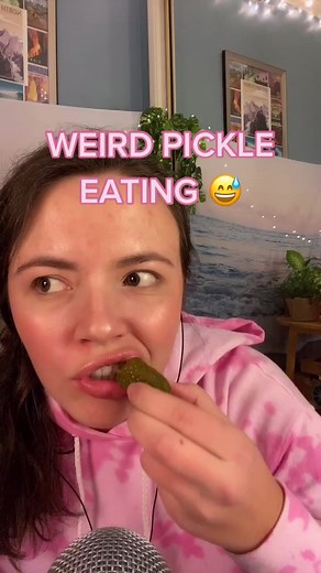 Strange Pickle Eating ASMR Video