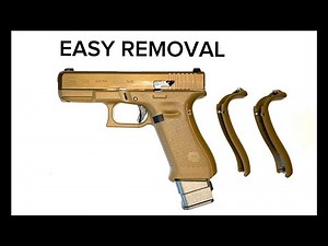 How to REMOVE backstrap on a GLOCK | BEST WAY