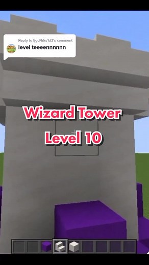 Minecraft Wizard Tower Level 10 Building Tutorial