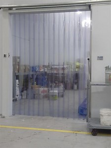 Plastic Strip Door Curtain Complete Kit