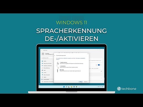 Spracherkennung de-/aktivieren [Windows 11]
