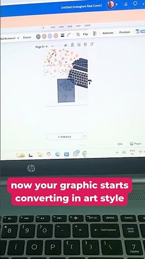 Let's change the style of your graphics in art with canva's new feature copy art style😱