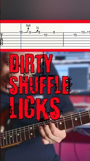 LEVEL UP your Shuffle Blues with THESE LICKS #shorts