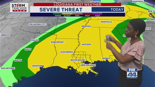 Wednesday morning forecast: Strong T-storms possible tonight