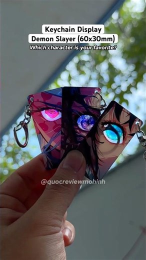 Keychain Display: My Demon Slayer Collection (60×30mm)