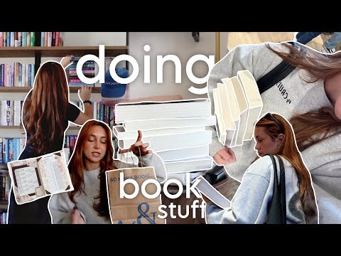 let's do book stuff! (book organizing, 2026 reading journal, book shopping/haul, the library + more)