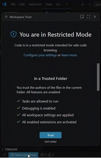 Fix VS Code Restricted Mode In 5 Seconds!