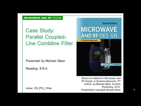 Parallel Coupled Line Combline Filter, Part A