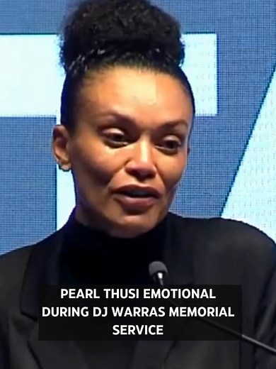 Pearl Thusi's Emotional Tribute at DJ Warras Memorial Service