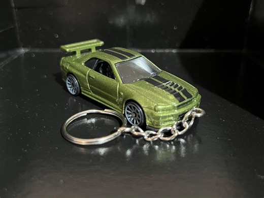 Various Nissan Skyline R34 GTR Keychain Diecast Car 1:64 Scale Key Ring R32 R33 Godzilla Fast Furious Brian Conner GTT GTST | Mini Gift - Etsy