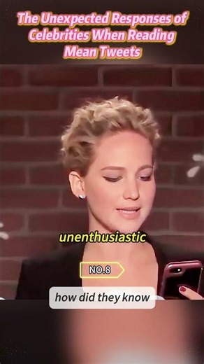 The Unexpected Responses of Celebrities When Reading Mean Tweets #usa#celebrity #meantweets