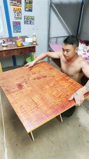 MINDFUL Design! This Folding Table Transforms From 2D To 3D🪑