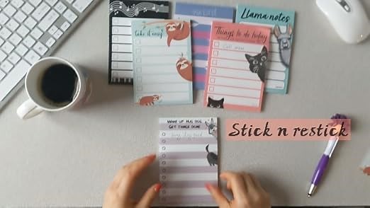 Dog Sticky To Do Notepad - Dog Stationary Lover Gift