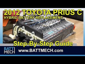 How to Replace/Repair/Fix 2012 Toyota Prius C Hybrid Battery Module Cell: Step-by-Step Instructions
