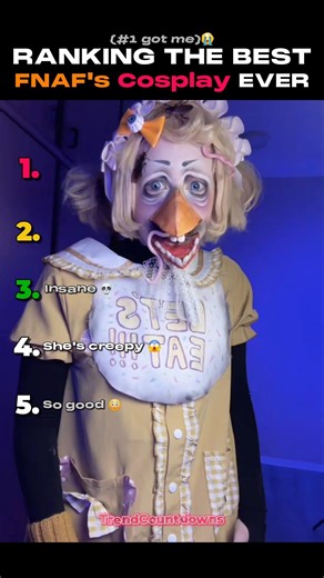 Ranking The best FNAF Cosplay Ever #shorts #cosplay