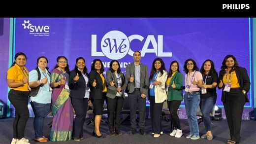 The energy at WE Local Pune 2025 was electric as we joined forces with the Society of Women Engineers in India to empower women in engineering. From the buzz at our career booth to the rich learning experiences during sessions, the event was a true celebration of curiosity and ambition. Philips leaders Shailesh Agrahari, Mrinalini Puranik and Pavan Kumar Chivukula shared powerful perspectives on careers in health technology, opened up about their personal career journeys, and explored what it me