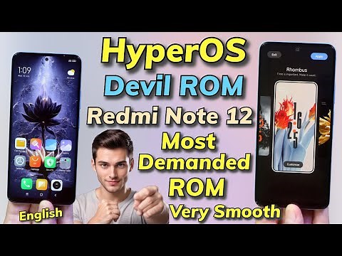 Install HyperOS Devil On Redmi Note 12 4G -English-