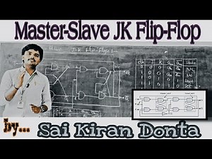 Master-Slave JK Flip-Flop | English to Telugu | B.Sc 6th Semester