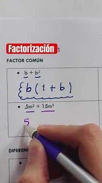 Factor común #math #algebra
