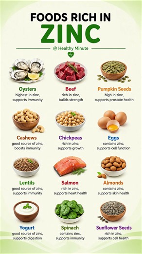 10 Zinc-Rich Foods You NEED to Eat for Better Health! 🤯💪