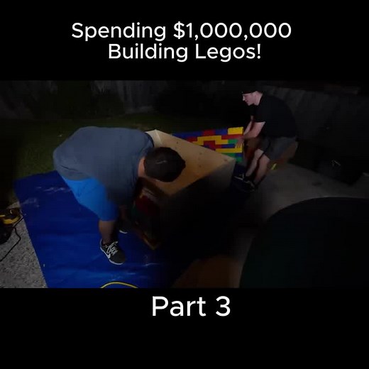 Spending $1,000,000 Building Legos! Part 3 #unspeakable #viral #trending #fyp #foryou #legos