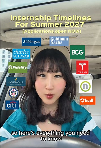 Start Applying Now for Summer 2027 Internships