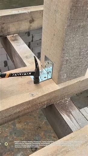 Strong Timber Connections! Precision Framing With Steel Brackets