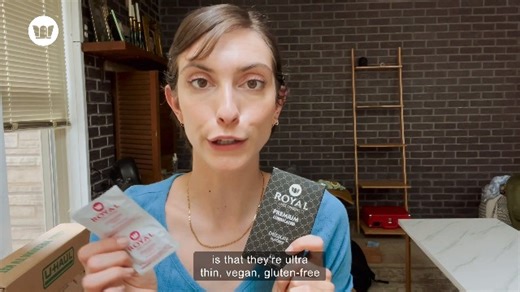 Watch Royal Strawberry Flavored Ultra Thin Vegan Latex Condoms on Amazon Live